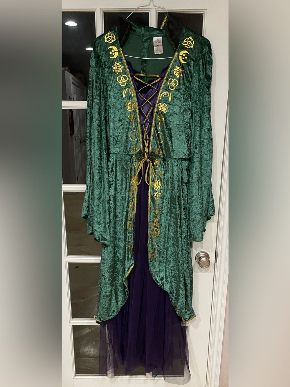 Disney Hocus Pocus Winifred Sanderson Costume Adult 1X Spirit Halloween Cosplay
